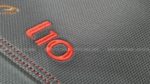 Thảm taplo Hyundai i10 mới nhất 2022 da cacbon Microfiber cao cấp